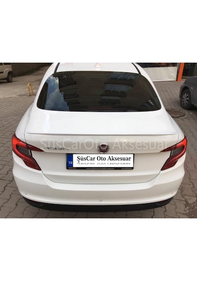Fiat Egea Bagaj Üstü Slim Spoiler Parlak Beyaz