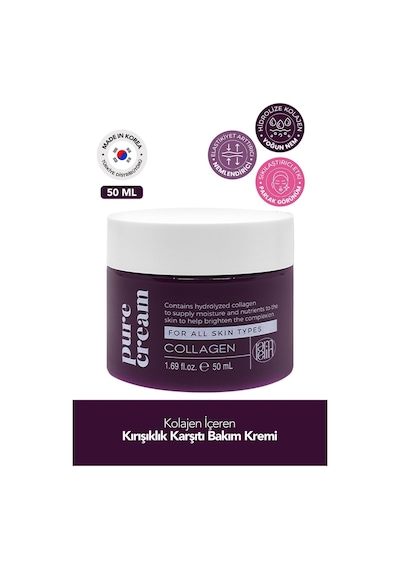 Lamelin Kolajen İçeren    Bakım Kremi Lamelin Collagen Pure Cream 50 ML