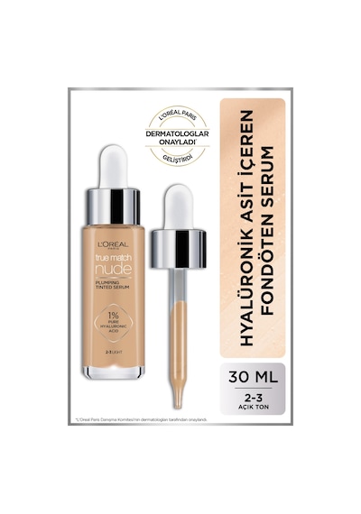L'Oreal Paris True Match Nude Fondöten Serum 2 3 Light 31 ML
