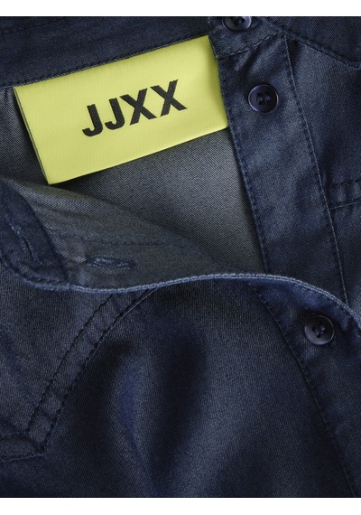 Jack & Jones Kadin Gömlek - Debby - 12280995 Dark Medium Blue Denim