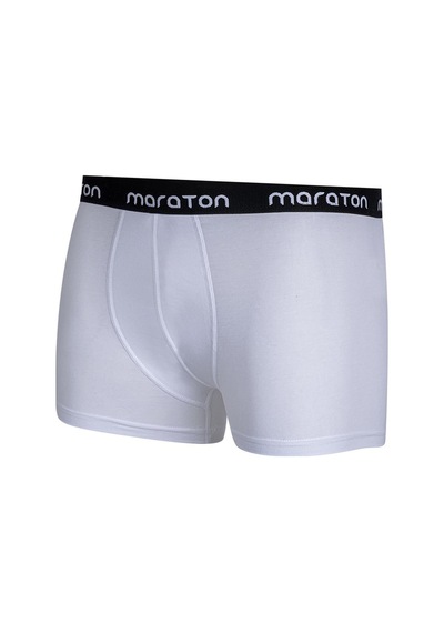 Maraton 2'li Erkek Beyaz Boxer
