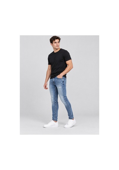 Nova Earth Art Unisex Açık Mavi Dar Paça Hafif Yırtık Detaylı Kot Middle Blue 26 Açık Mavi Nova Earth Art Unisex Açık Mavi Dar Paça Hafif Yırtık Detaylı Kot Middle Blue 26 Açık Mavi