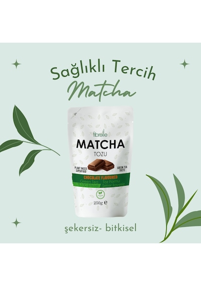 Fibrelle Matcha Çayı Çikolata Aromalı 250g