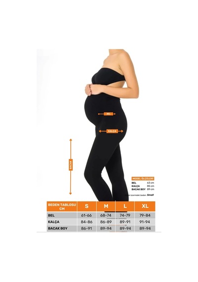 Bonbonetti Chocolate Baby & Kids Özel Üretim Iz Yapmaz Dikişsiz Esnek Gün Boyu Rahat Esnek Likralı Yüksek Bel Hamile Taytı