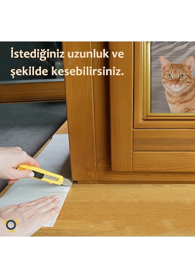 Kedi Tırmalama Koltuk Mobilya Koruyucu Tek Yüz Yapışkanlı Şeffaf 69 x 100 CM