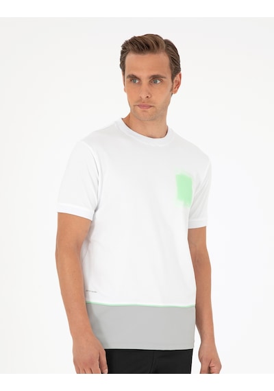Pierre Cardin Erkek Açık Gri Tişört 50282045-vr001 Açık Gri