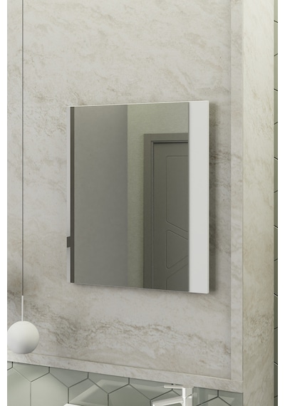 Biani Maxila 60 cm Banyo Dolabı,Seramik Lavabolu, Aynalı,Lavabo Dahil,Mdf,Beyaz Biani Maxila 60 cm Banyo Dolabı,Seramik Lavabolu, Aynalı,Lavabo Dahil,Mdf,Beyaz