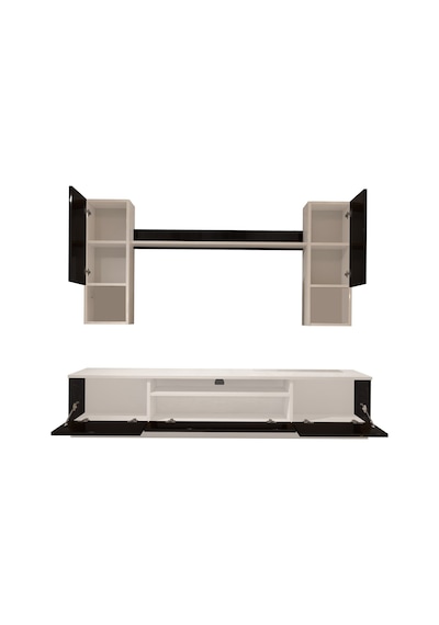 Decoraktiv Trendstyle 5das Mdf Tv Ünitesi Tv Sehpası Beyaz - Siyah