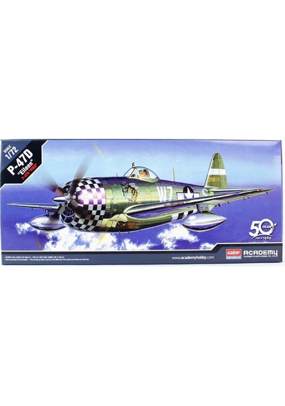 Academy 12474 1/72 Ölçek, P-47d Thunderbolt Eileen Savaş Uçağı, Plastik Model Kiti-48826
