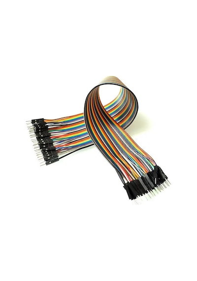 30cm 40 Pin Erkek Erkek Dupont Kablo Ayrılabilir 2.54mm 10renk Breadboard Atlama Kablosu Jumper Tes