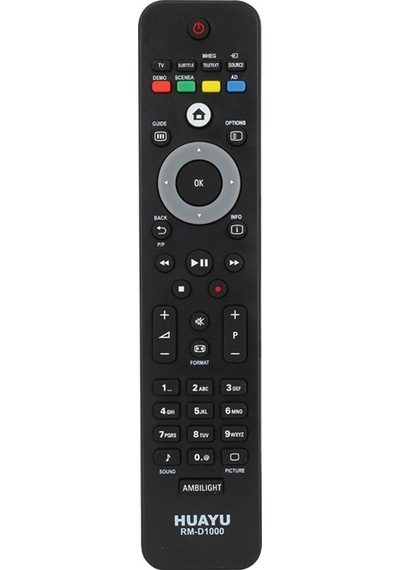 HUAYU KL Philips Uyumlu RM-D1000 SMART/AMBILIGHT TUŞLU LCD-LED TV KUMAN