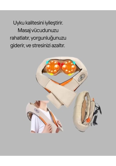 Home Ovmalı Boyun Ve Sırt Masaj Cihazı Çok Renkli