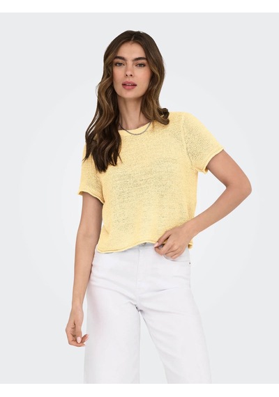 Only Onlsunny Sarı Kadın T-shirt 15254282 Sarı