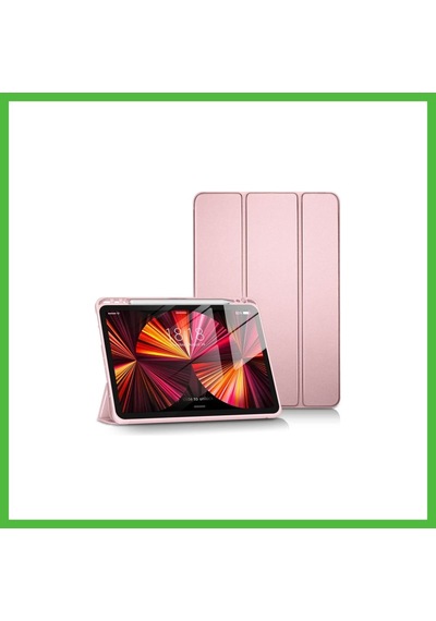 Vaveni İpad Pro 11 2024 Kılıf Tablet Smart Kılıf - Pembe Arz