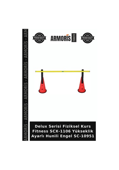 Delux Serisi Fiziksel Kurs Fitness Scx-1106 Yükseklik Ayarlı Hunili Engel Sc-10951 Çok Renkli