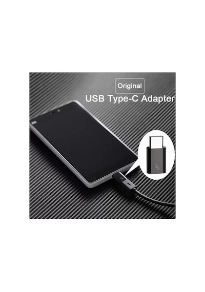 Micro Usb To Type C Dönüştürücü Adaptör Şarj Ve Veri Aktarım Uyumlu Kompakt