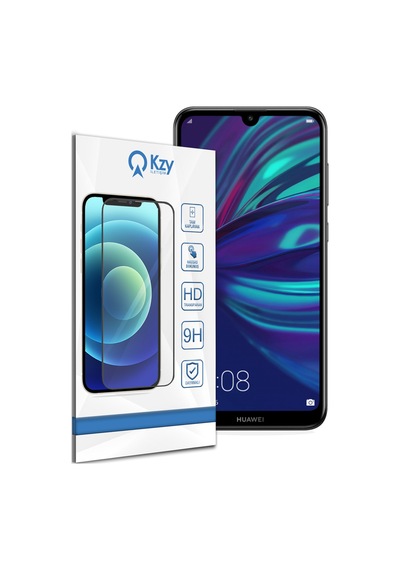 Huawei Y7 2019 ile Uyumlu Tam Kaplayan Temperli Ekran Koruyucu Cam