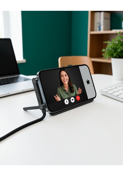 240w Type-c To Type-c Telefon Stand Özellikli Şarj Kablosu 0