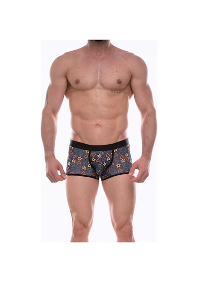 Don Moris Erkek Desenli Mini Boxer Karışık-çok Renkli