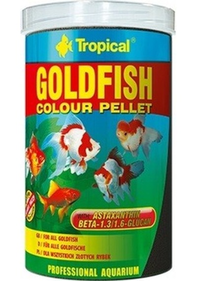Tropical Goldfish Colour Pellet Size Small 100 ML 45 G