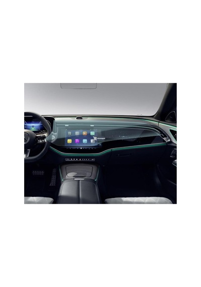 Mercedes E220 Uyumlu Araç Ekran Koruyucu Multimedya + Yolcu Ekranı W214 9h Nano Kırılmaz Şeffaf