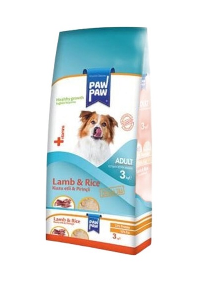 Kuzu Etli Pirinçli Yetişkin Köpek Maması 3 Kg