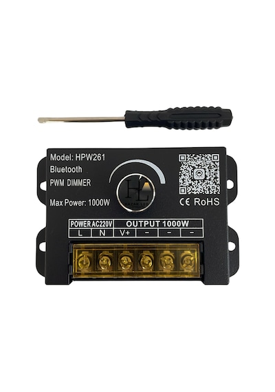 220 Volt 1000 Watt Manuel Şerit Led Dimmer Bluetooth Müzik Denetleyicisi Hpw261