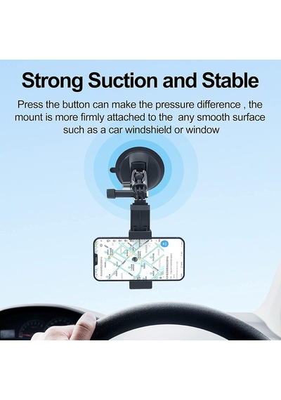 Telesın Alüminyum Alaşımlı Araç Vantuz Montajı, Hero 13 12 11 10 9 8 Djı Osmo Action 5 Pro 4 3