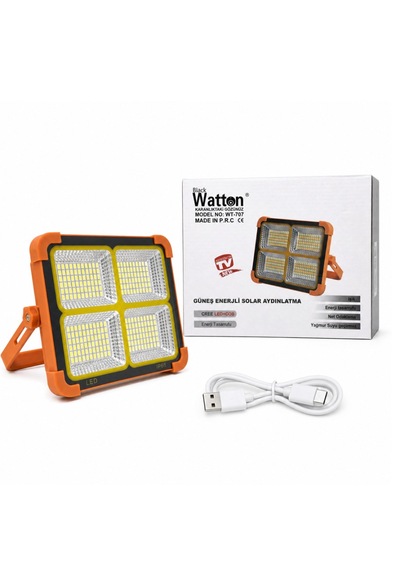 Watton Wt-707 288 Tg Led Güneş Enerjili Solar Led Işıldak
