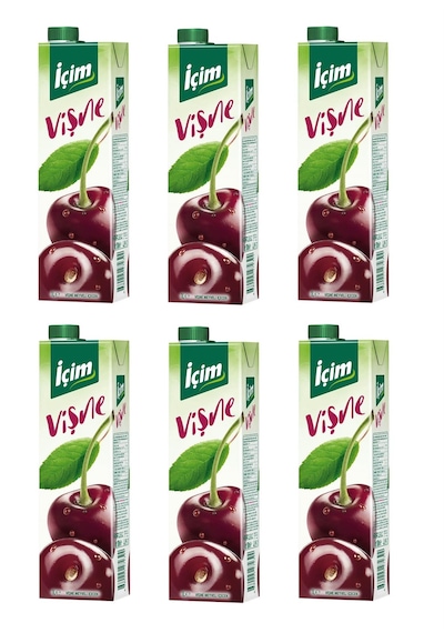 İçim Meyve Suyu Vişne 1 Lt X 6 Adet