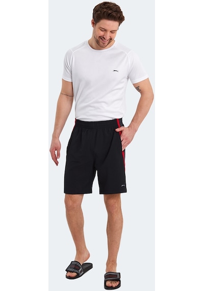 Slazenger RANDY Erkek Cepli Fıtness Siyah Şort