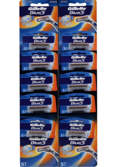 Gillette Blue3 10'lu Kartela