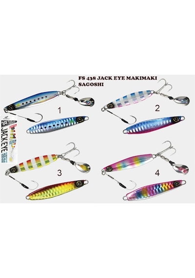 Hayabusa FS 438 Jack Eye Maki Maki Sagoshi 30gr Light Jig Suni Yem