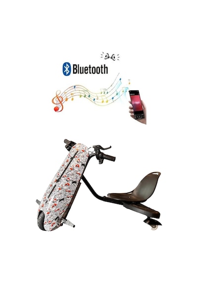 Citymate Drift Car Elektrikli Kaykay Bluetooth Dirift Kar Hoverboard Scooter Ledli Bluetoothlu D30