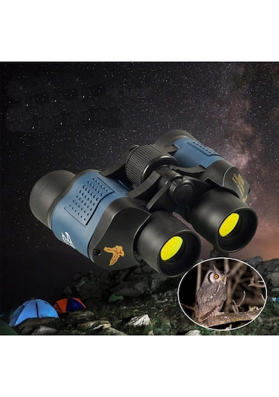 Yüksek Çözünürlük Teleskop 60x60, 10.000m Görüş Mesafesi, Gece Görüşlü