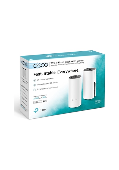 TP-Link Deco M4 1200 Mbps 5 GHz Wi-Fi Mesh Sistemi 2'li