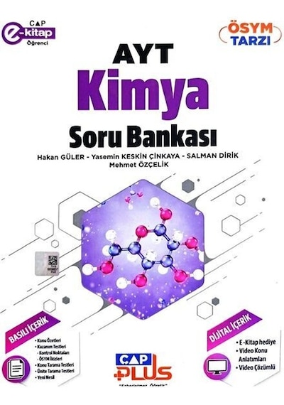 Çap Yayınları Ayt Kimya Plus Soru Bankası