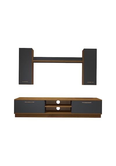 Decoraktiv Eko 5db Mdf Dvd Tv Ünitesi Tv Sehpası Pera - Antrasit