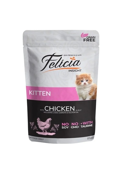Felicia Kitten Kedi Pouch Tavuklu 85 Gr