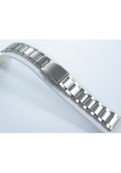 Çelik Saat Kordonu Yandan Kilitli Spor Metal Saat Kordonu 18Mm Me (458559687)