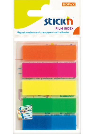 Gıpta Stıckn 45x12 Neon 5 Renk Film Ayraç 25yp