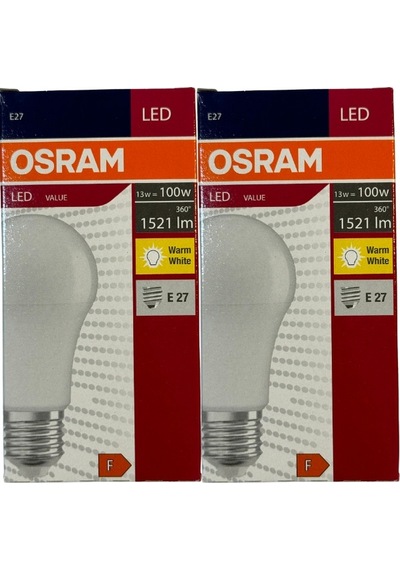 Osram 13w 100w 2700k Sarı Işık E27 Duylu Led Ampul 2 Adet