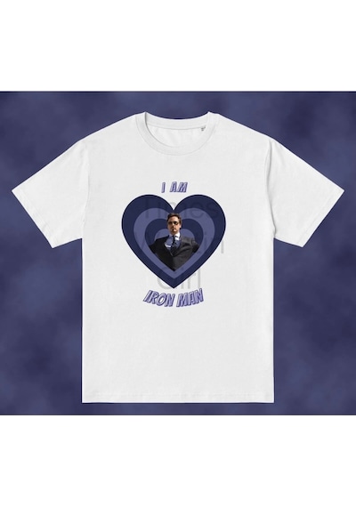 Marvel Iron Man Tshirt Beyaz