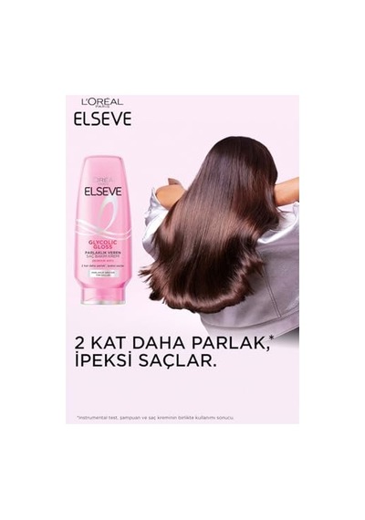L'oreal Paris Elseve Glycolic Gloss Parlaklık Veren Saç Bakım Kremi 250ml