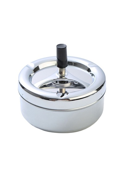Çelik 9 Cm Basmalı Kafe Restaurant Lokanta Yuvarlak Kül Tablası Küllük Mt175by