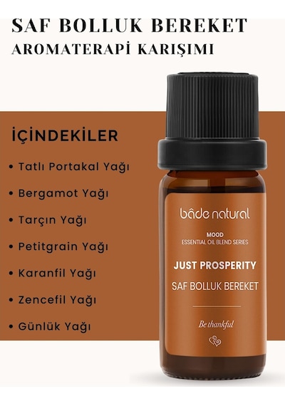 Bade Natural Saf Bolluk Bereket Aromaterapi Karışımı 10 ML Bade Natural Saf Bolluk Bereket Aromaterapi Karışımı 10 ML