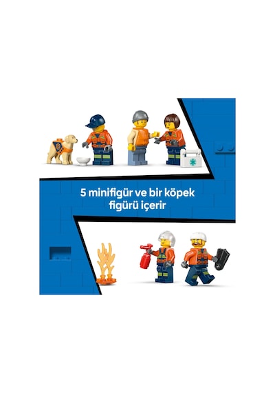 LEGO® City Sahil Güvenlik Kurtarma Botu ve Helikopteri 60504 -7 Yaş ve Üzeri Çocuklar için Yaratıcı Oyuncak Yapım Seti (742 Parça)