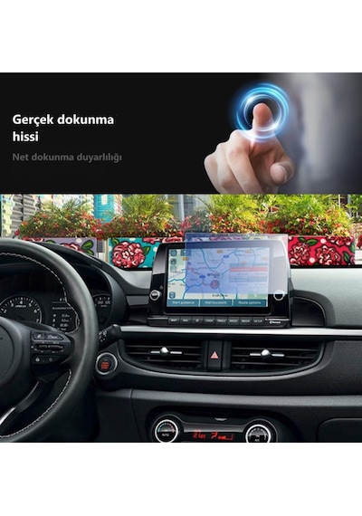 Kia Picanto 8 İnç Multimedyaa Ekran Koruyucu Nano Şeffaf