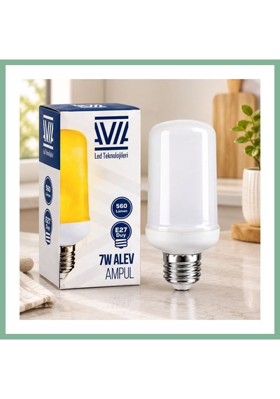 Bşkvirgo E27 Alev Görünümlü Ampul 7w 560 Lümen Ip20 Bsk2026 Standart