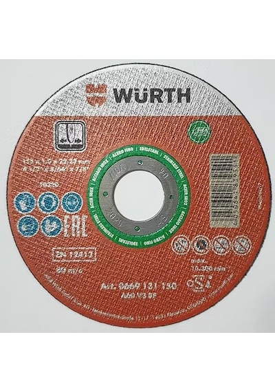 Würth Kesme Taşı 115 X 1,0mm 25' Li